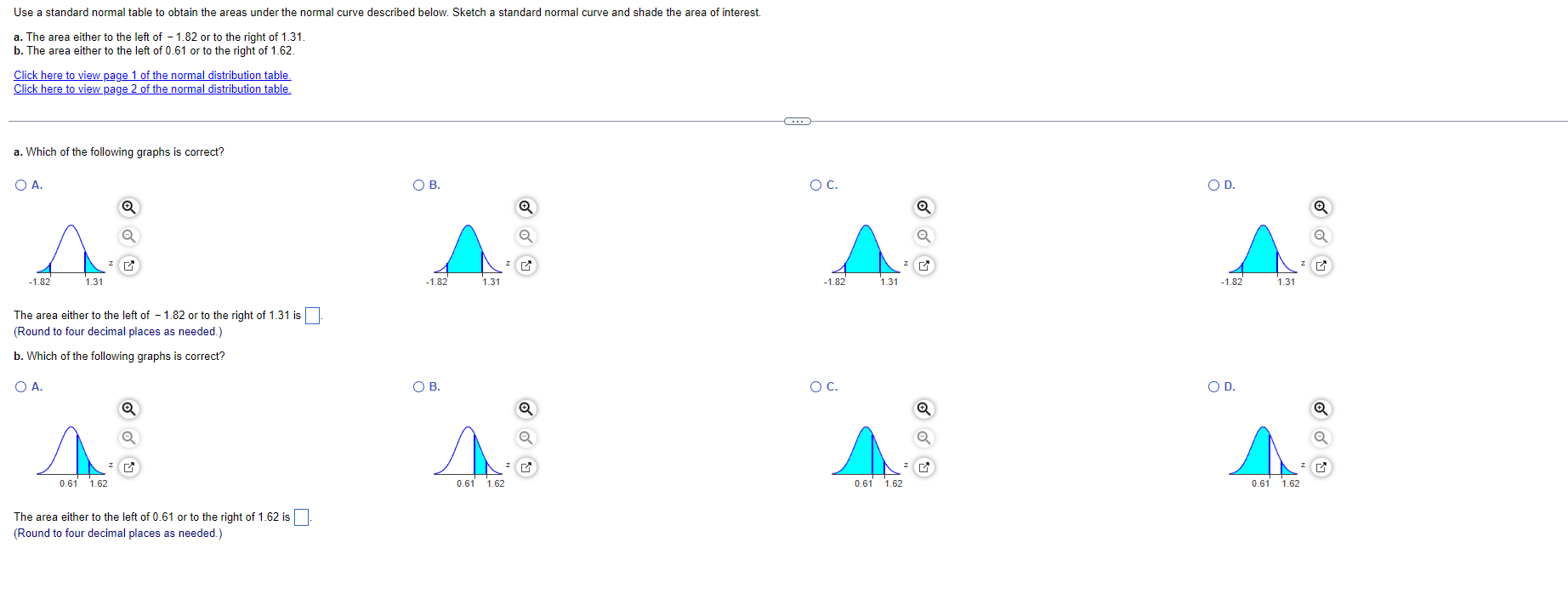 Solved Assume that the variable under consideration has a | Chegg.com