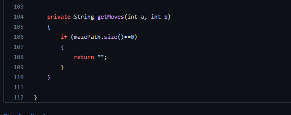 Solved test/MazeSolverHardCodedTests.java:85: error: method | Chegg.com