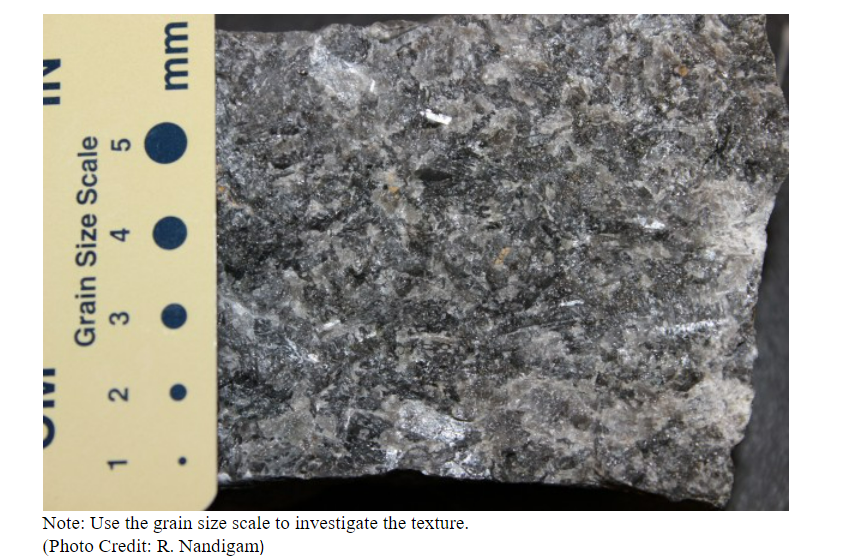 Solved Examine the igneous rock shown here and | Chegg.com