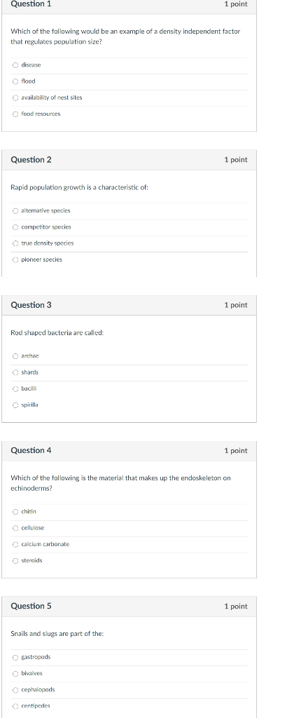 solved-question-1-1-point-which-of-the-following-would-be-an-chegg