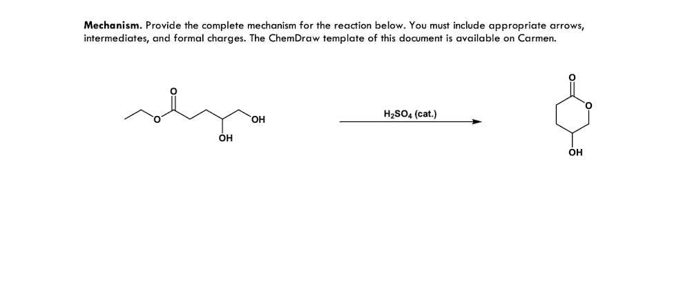 Solved Mechanism. Provide the complete mechanism for the | Chegg.com