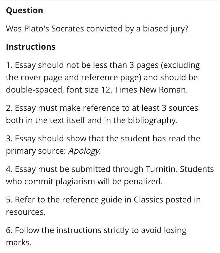 essay on plato apology of socrates