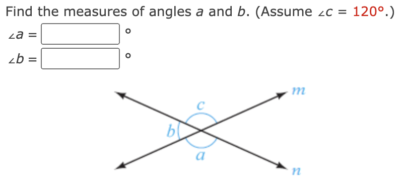 Solved Find The Measures Of Angles A And B. (Assume | Chegg.com