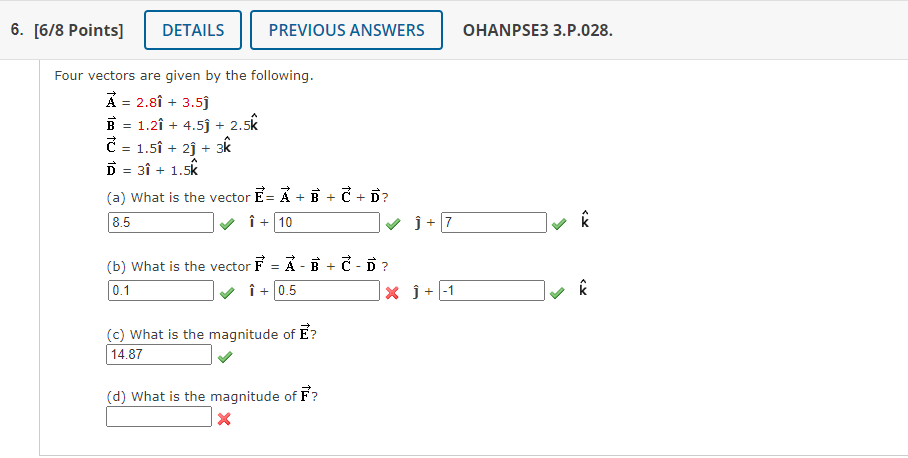 Solved (a) Find the component of A along B. m (b) Find the | Chegg.com