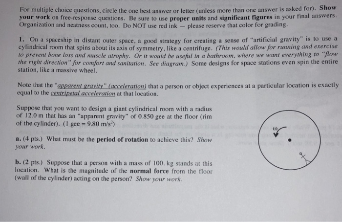 Solved For multiple choice questions, circle the one best | Chegg.com