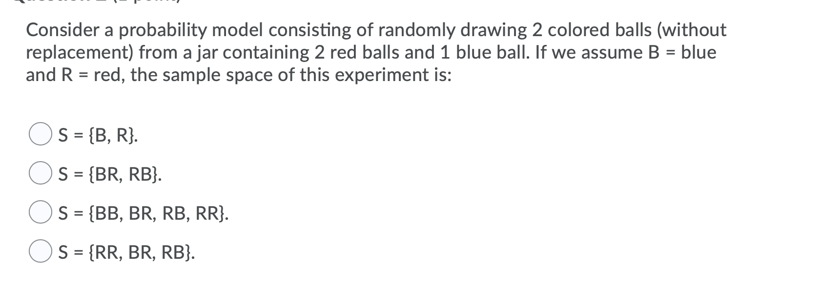 Solved Consider A Probability Model Consisting Of Randomly | Chegg.com