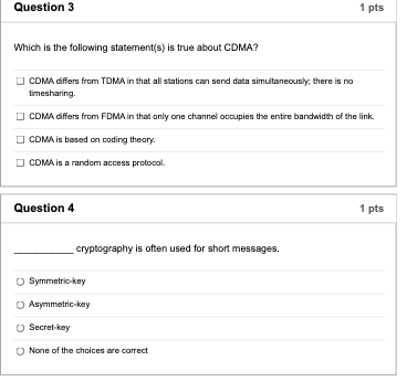 Solved Which is the following statement(s) is true about | Chegg.com