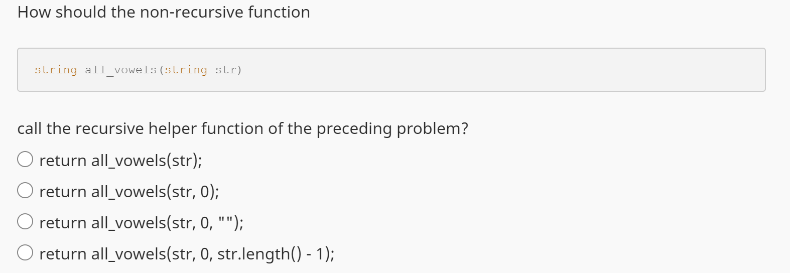 Solved C++ Here is a recursive function for finding all | Chegg.com