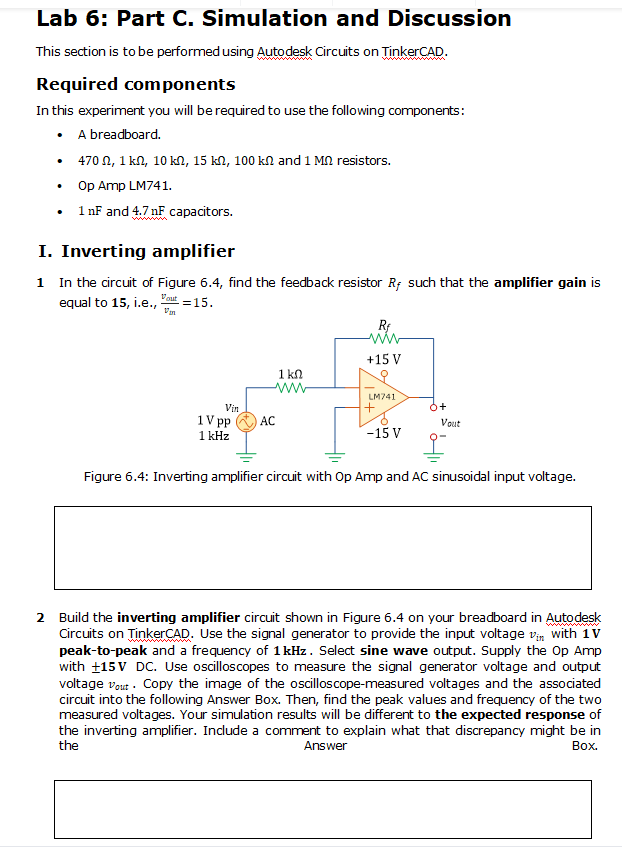 Solved Lab 6: Part C. Simulation and Discussion This section | Chegg.com