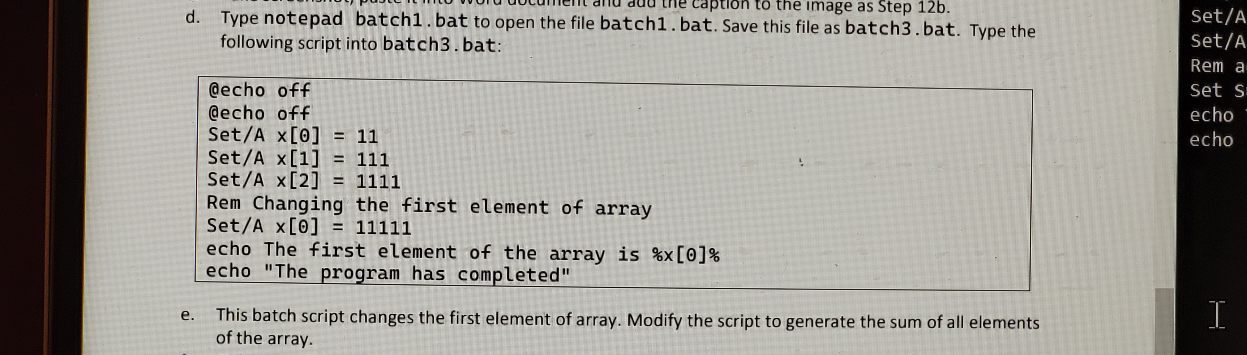 how to open bat file in notepad