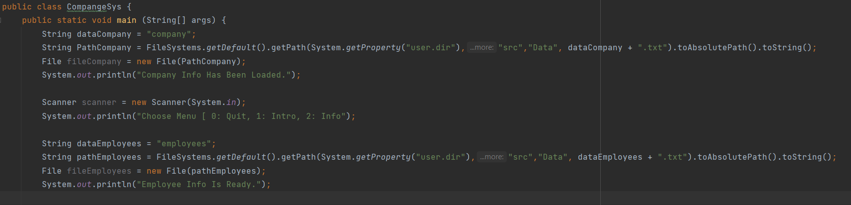 Solved I need to write a code in Java where I make a menu | Chegg.com