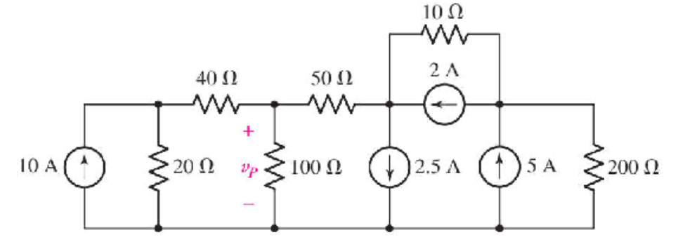 Solved In the circuit shown, use node analysis to find the | Chegg.com