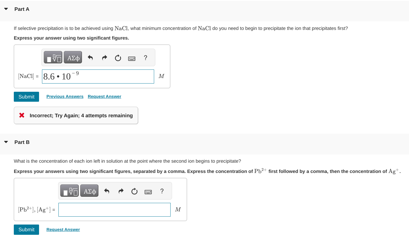 If Selective Precipitation Is To Be Achieved Using Chegg