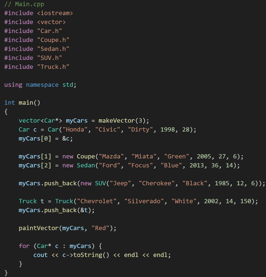 Solved Ensure the completion of the CCP (C++ programming) | Chegg.com