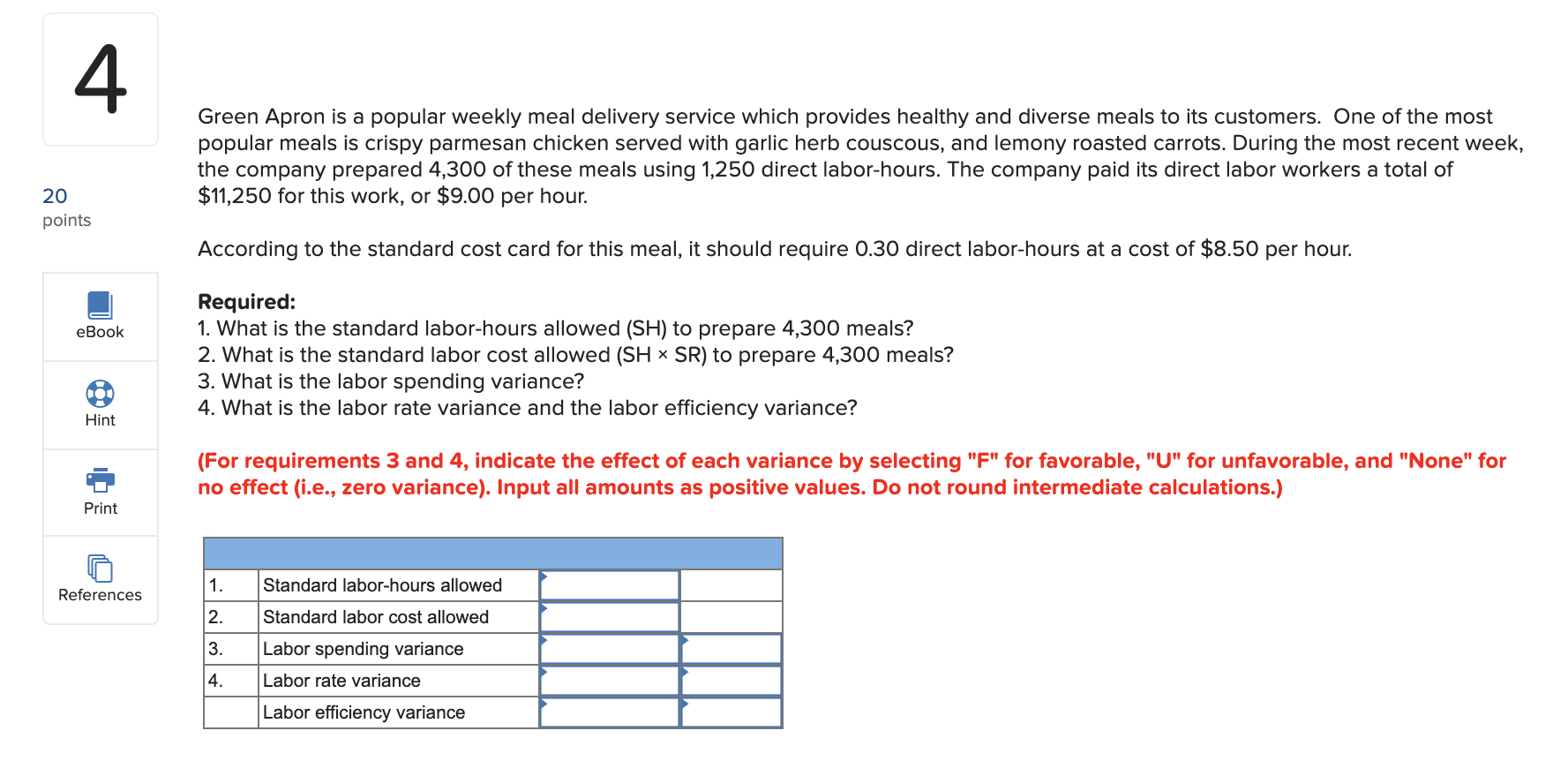 Solved green apron is a popular weekly meal delivery service chegg