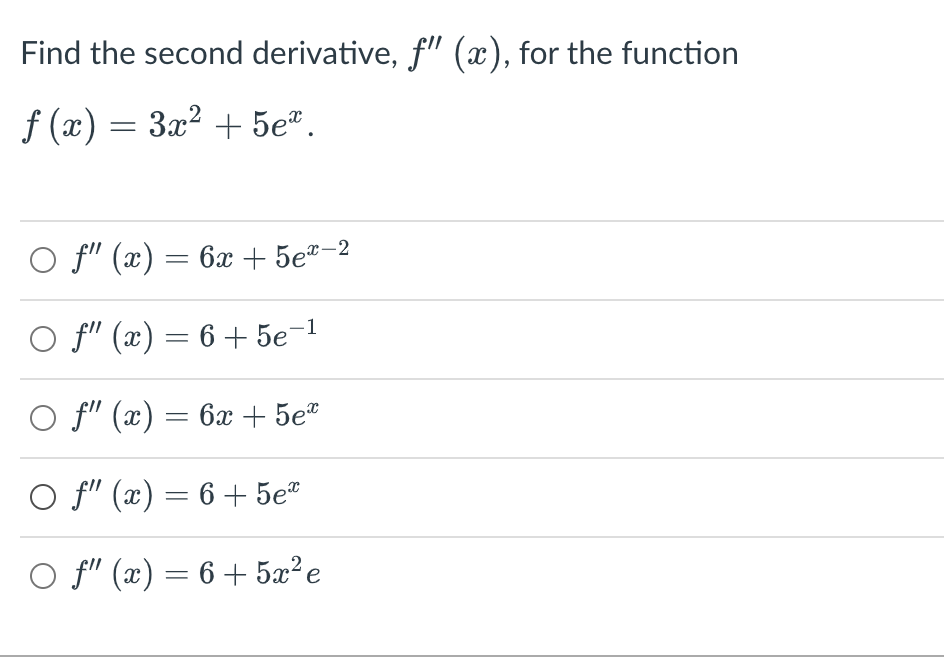 find the derivative of f x )= 2ex 2e − x