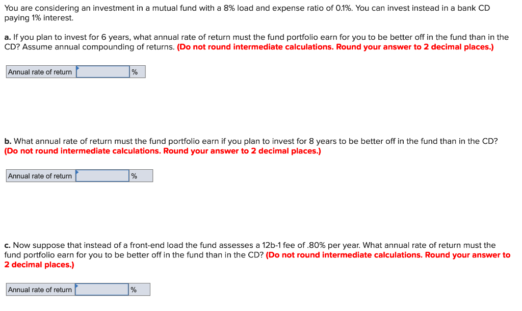 an investment plan of 6 years