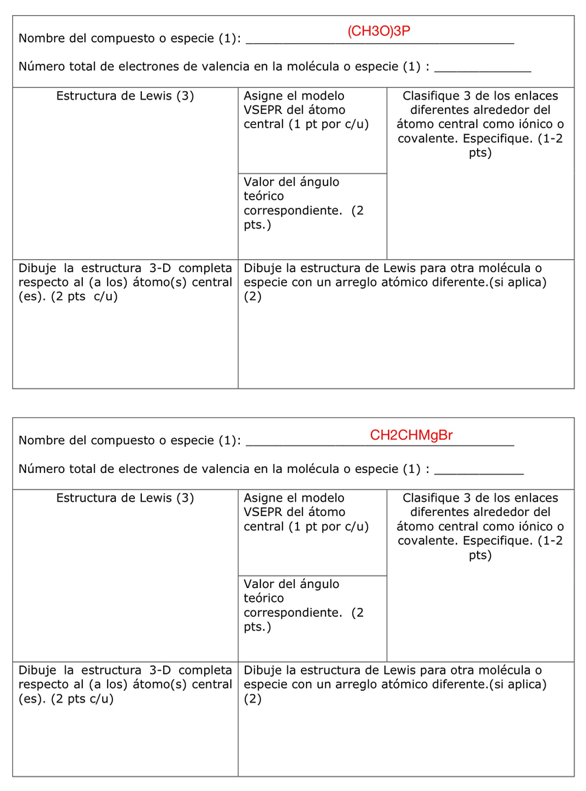 Solved Dibuje una estructura de Lewis válida para cada uno | Chegg.com