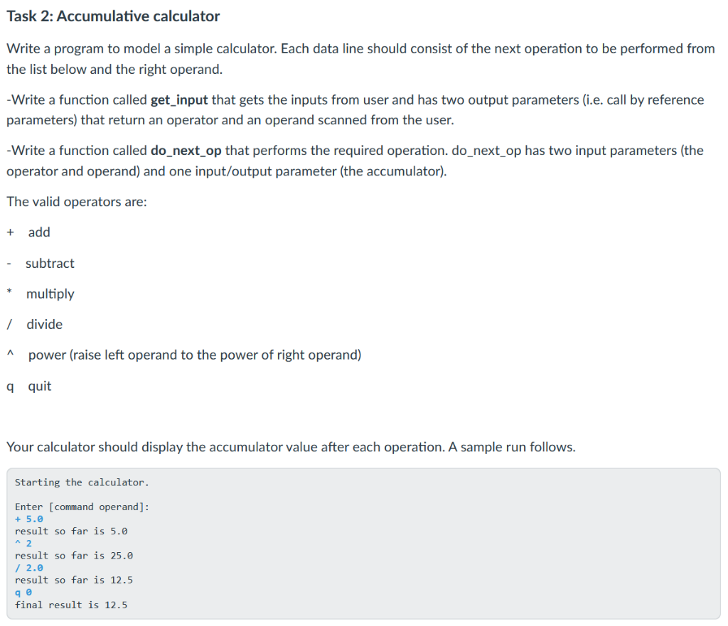 Solved In c++ language write. Please double check outputs