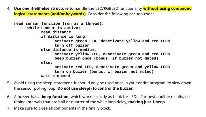 Solved 4. Use one if-elif-else structure to handle the | Chegg.com