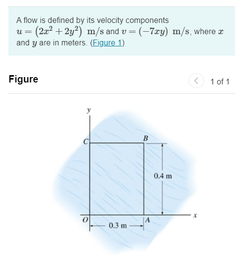 Solved A flow is defined by its velocity components | Chegg.com