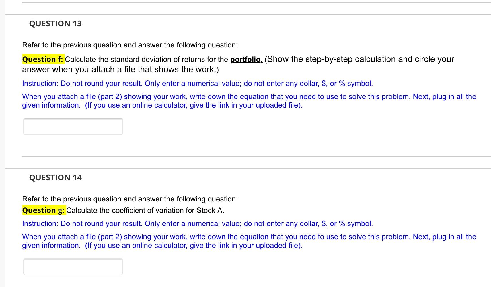 Solved QUESTION 13 Refer to the previous question and answer | Chegg.com
