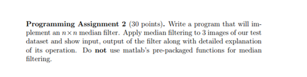 Programming Assignment 2 (30 points). Write a program | Chegg.com