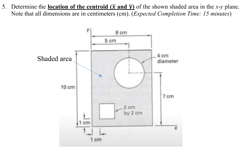 [Solved]: Determine the location of the centroid ( ( bar{