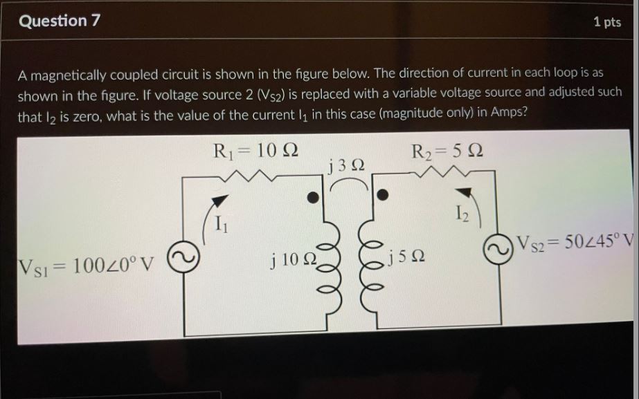 Solved A Magnetically Coupled Circuit Is Shown In The Figure | Chegg.com