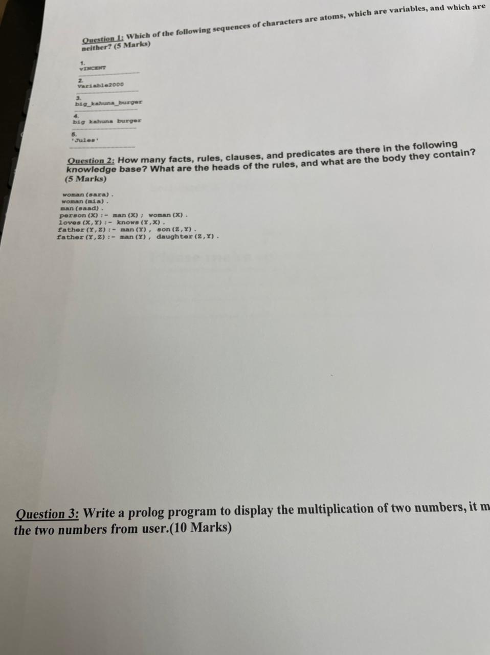 Solved Question 1: Which of the following sequences of | Chegg.com