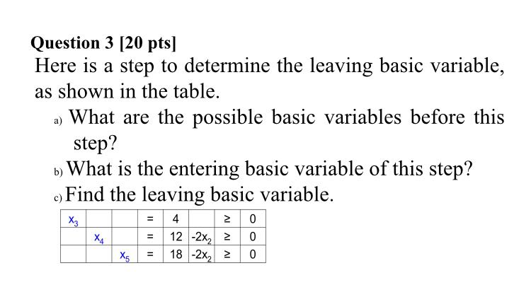 Here is a step to determine the leaving basic | Chegg.com