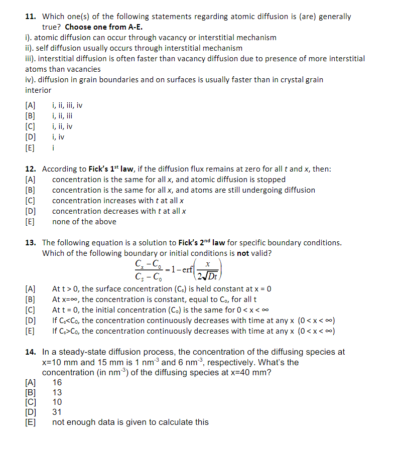 Solved 11 Which One S Of The Following Statements Regar Chegg Com