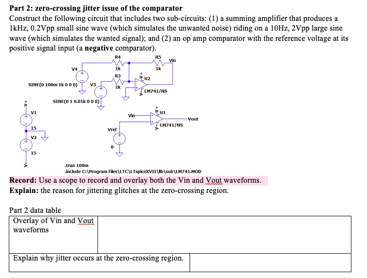 Solved Part 2 zerocrossing jitter issue of the comparator