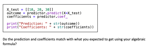 Solved Building our first Machine Learning Model Step 1: | Chegg.com