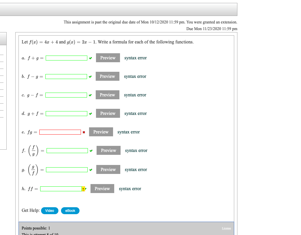 Solved This assignment is past the original due date of Mon | Chegg.com