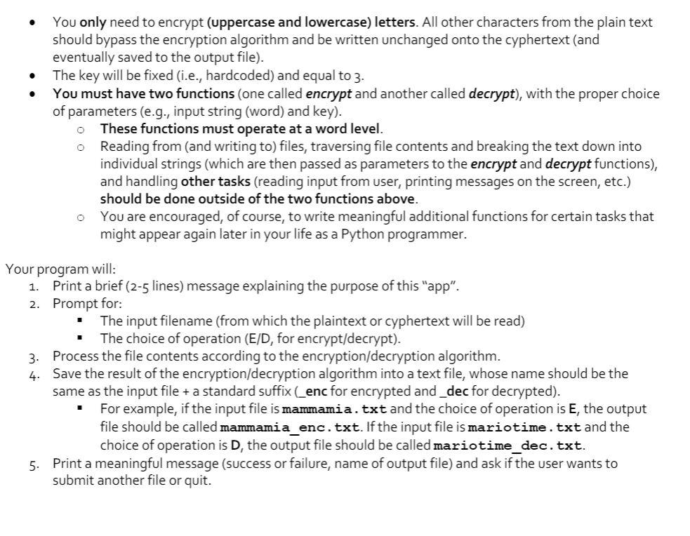 Solved Encrypt file>>>>>> This is a test. Decrypt file>>>>>> | Chegg.com