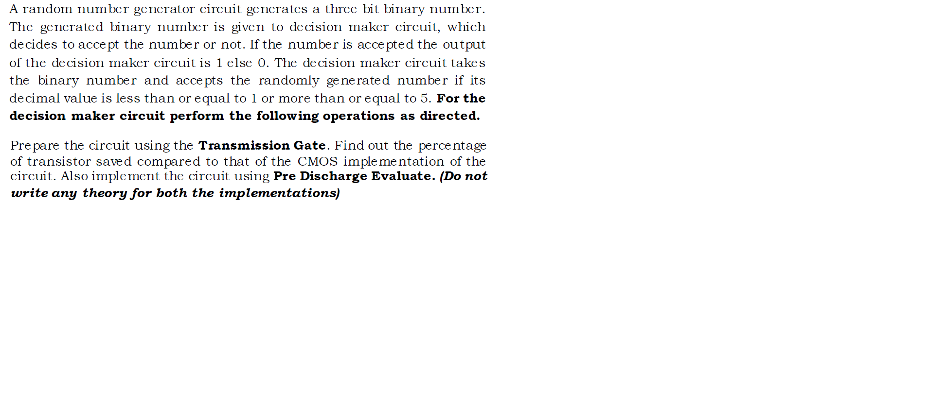 Solved A random number generator circuit generates a three | Chegg.com