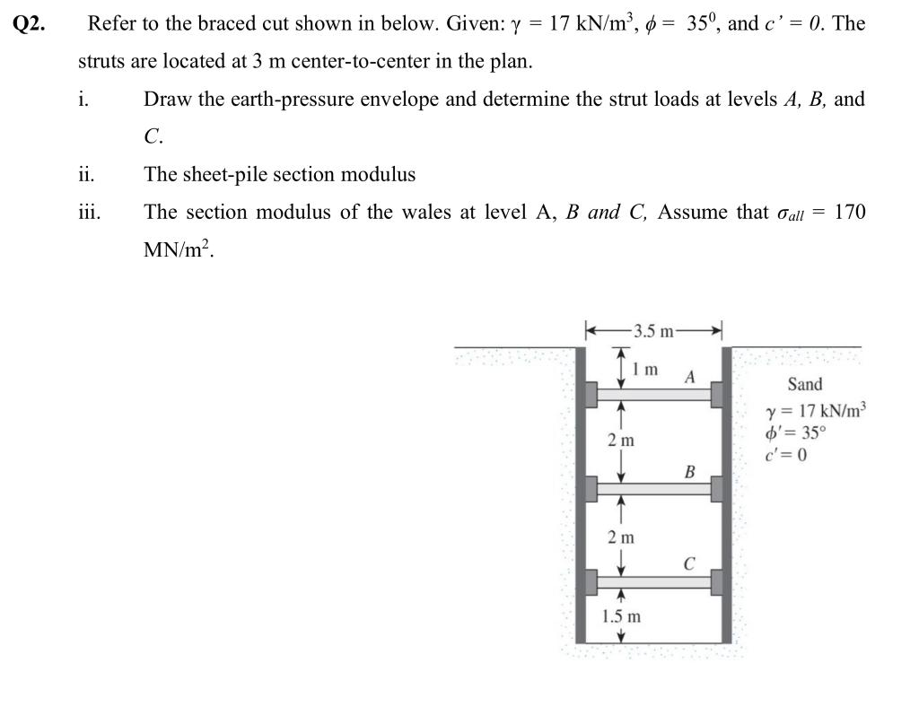 Solved Q2. Refer to the braced cut shown in below. Given: y | Chegg.com