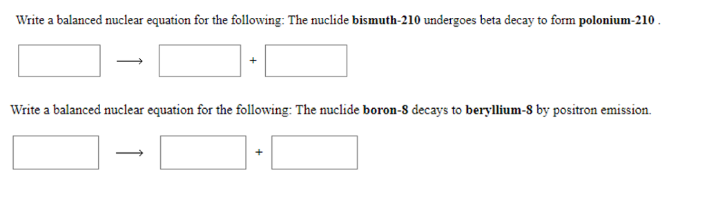 Solved Write A Balanced Nuclear Equation For The Following Chegg Solved Write A Balanced Nuclear Equation For The Following Chegg