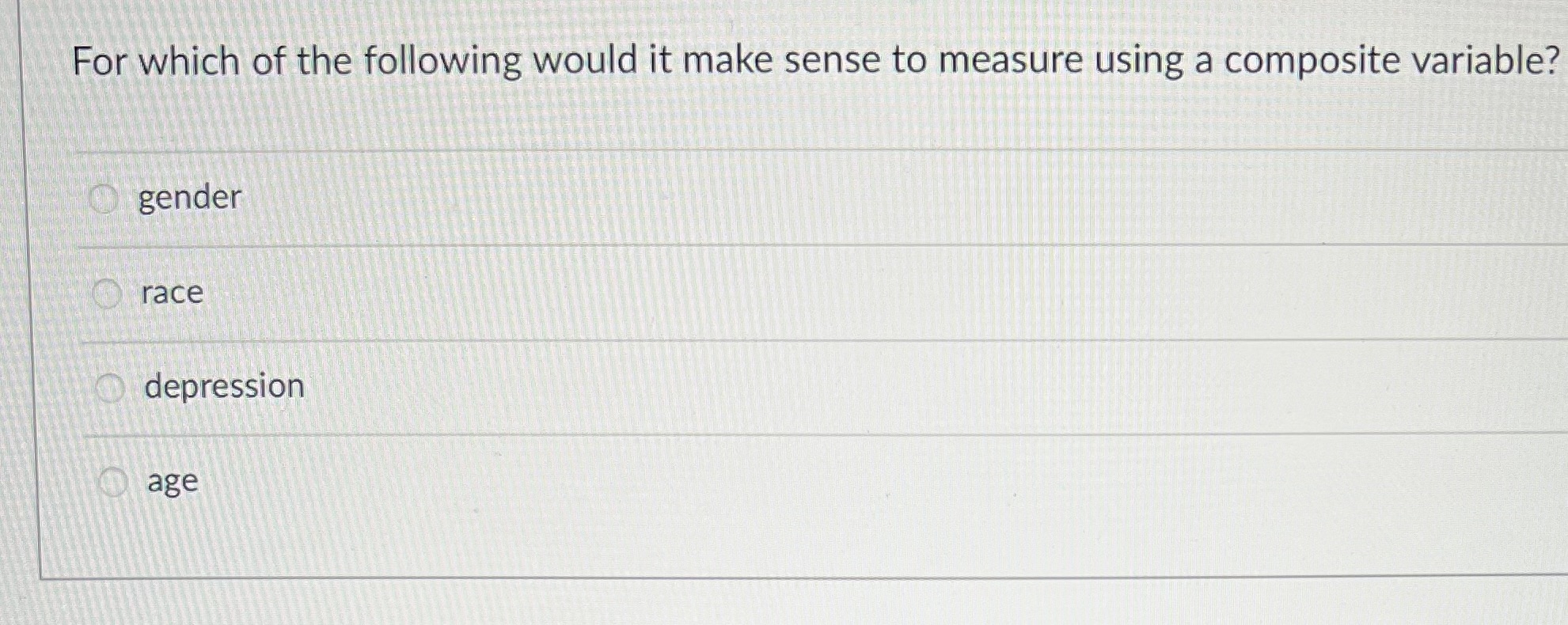 Solved For which of the following would it make sense to | Chegg.com