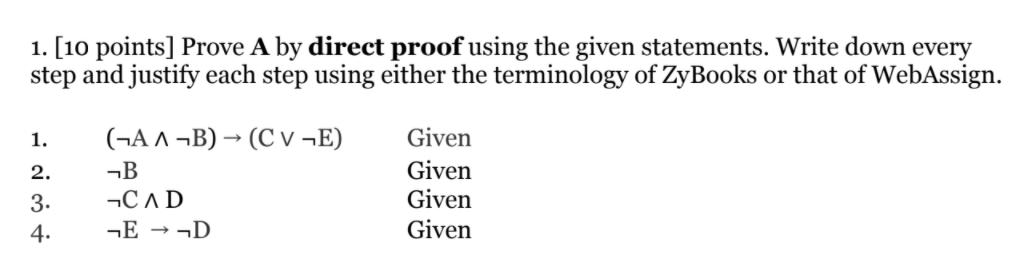 Solved Important. You must justify every step in every proof | Chegg.com