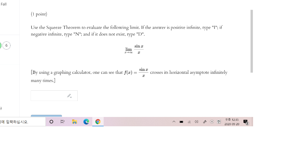 Solved CAL MAT-281-WB Fall (1 point) enter If I | Chegg.com