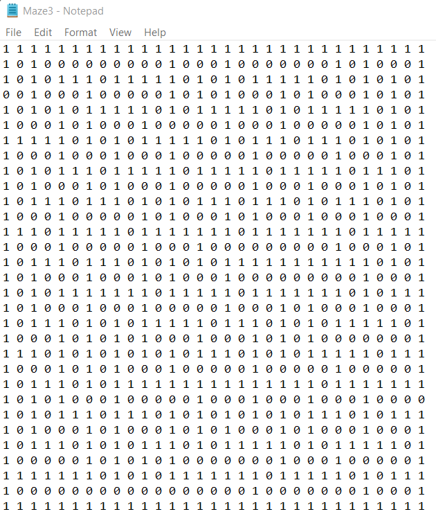 Solved Problem: A maze is a rectangular arrangement of | Chegg.com