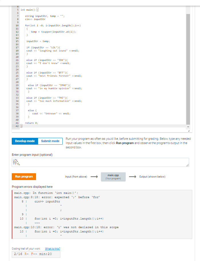 Solved 3 29 lab warm up text message abbreviation chegg