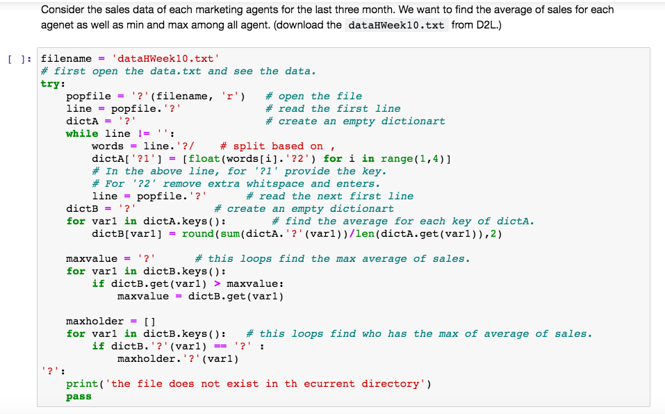 Solved Consider the sales data of each marketing agents for | Chegg.com