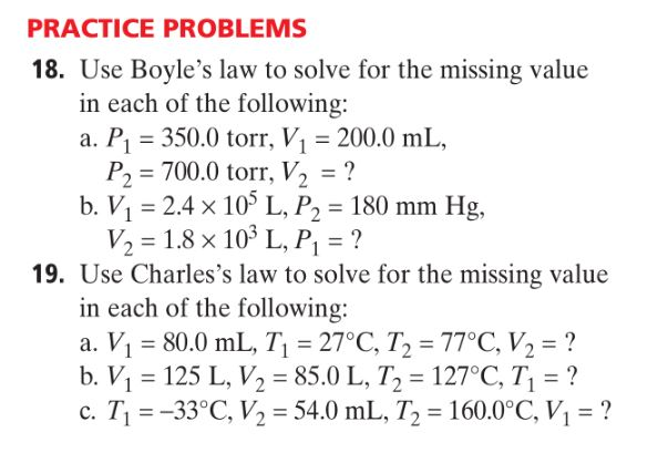 boyle's law problem solving with answers