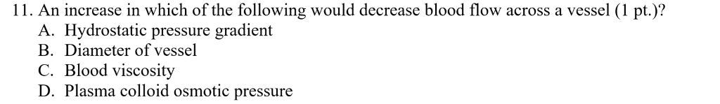 Solved 1. An increase in which of the following would | Chegg.com