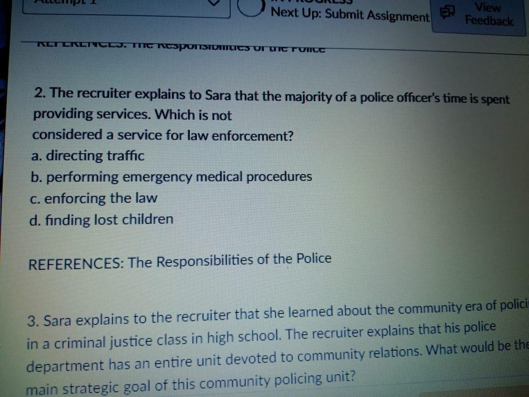 sara law enforcement