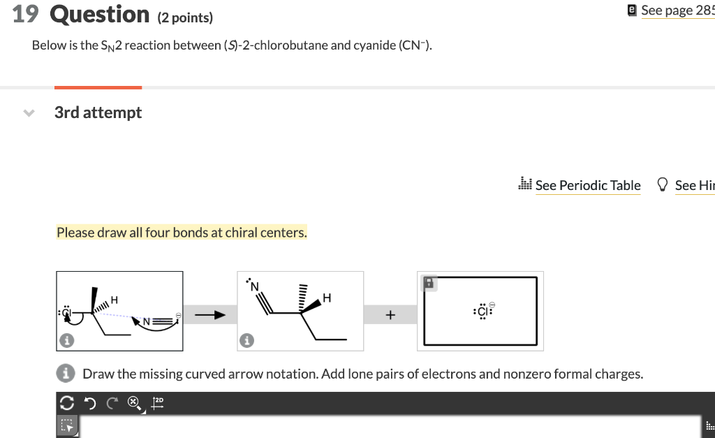 Solved 19 Question (2 points) See page 289 Below is the Sn2 | Chegg.com