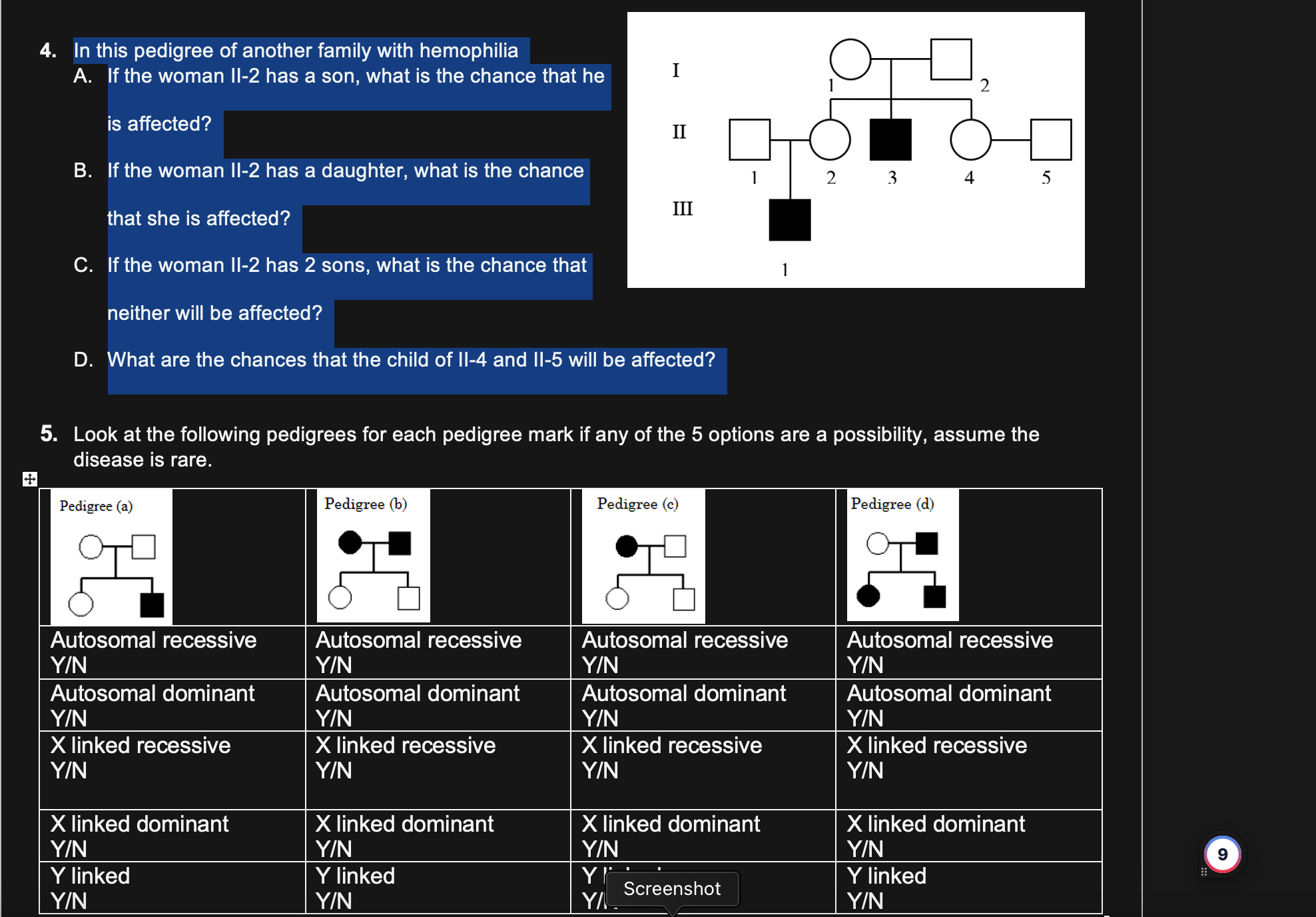 Solved 3 Coat colorin cats is a codominant trait and is